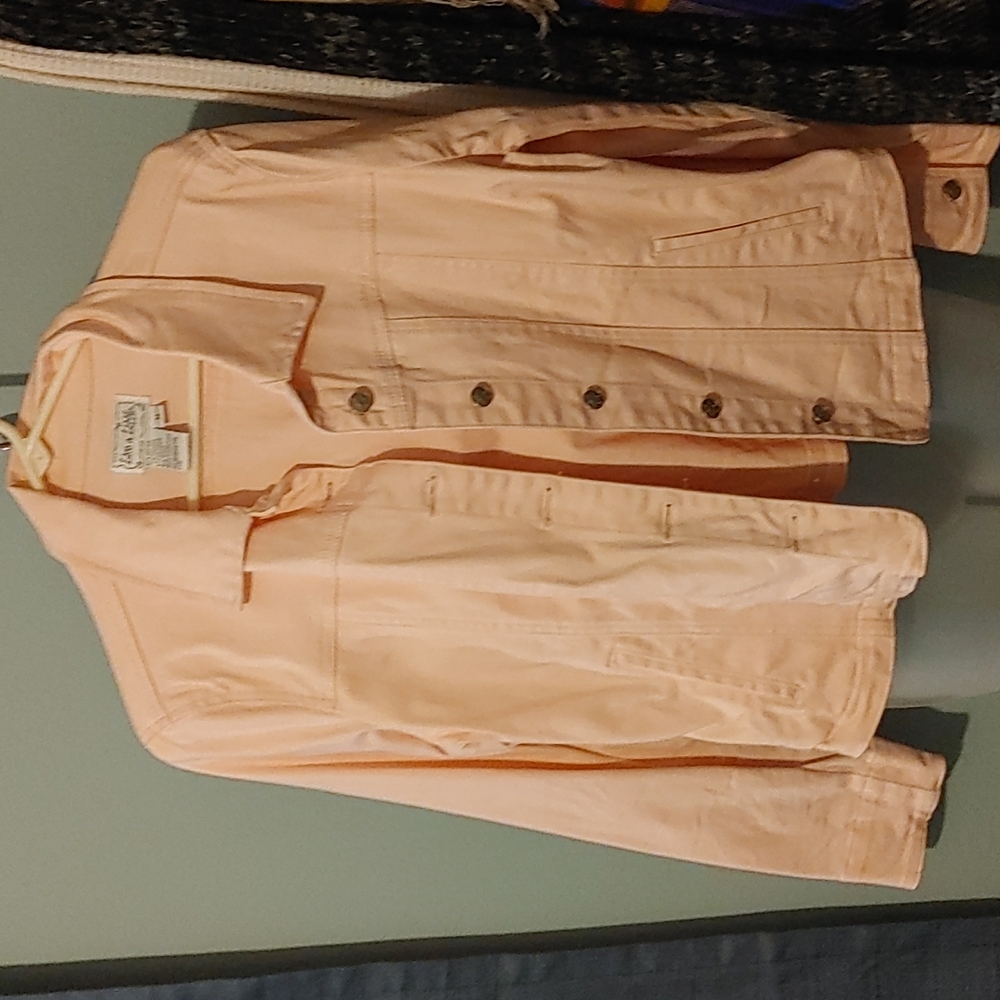 Love a little pink jean jacket